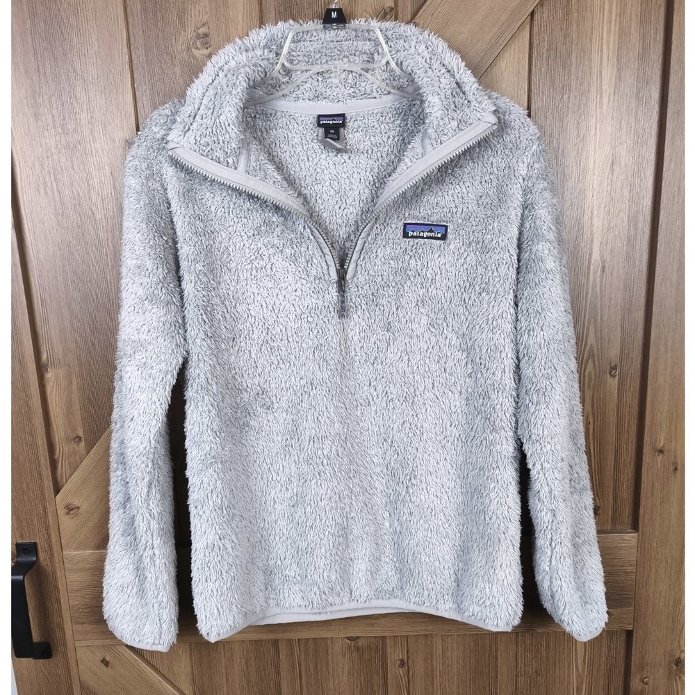 Patagonia Los Gatos 1/4 Zip Fleece Pullover Salt Grey XS FA21 Mens Womens